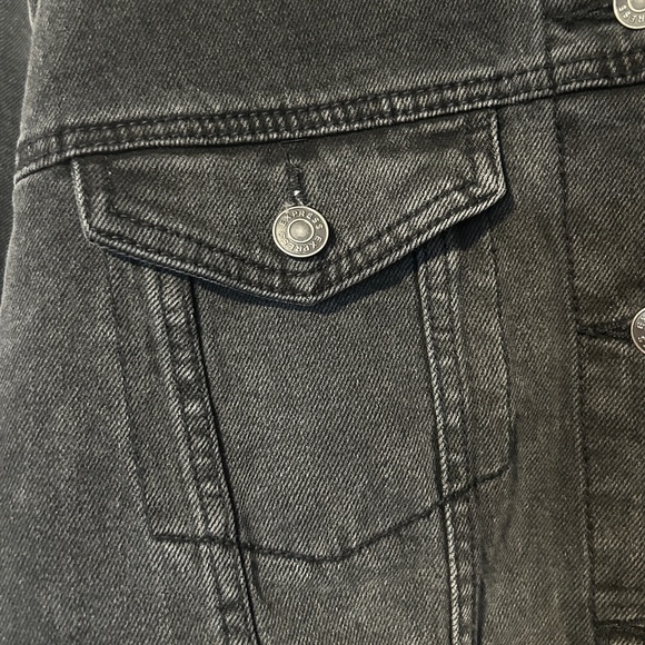 Express Black Denim Jacket - XXL - Picture 4 of 5